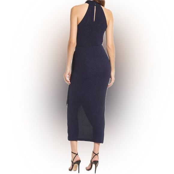 SAYLOR Aida Halter Midi Dress Sz M - Picture 2 of 6